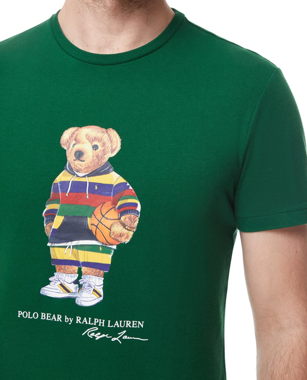 Футболка Polo Bear Polo Ralph Lauren 710853310011, зеленый цвет • Купить в интернет-магазине Kameron
