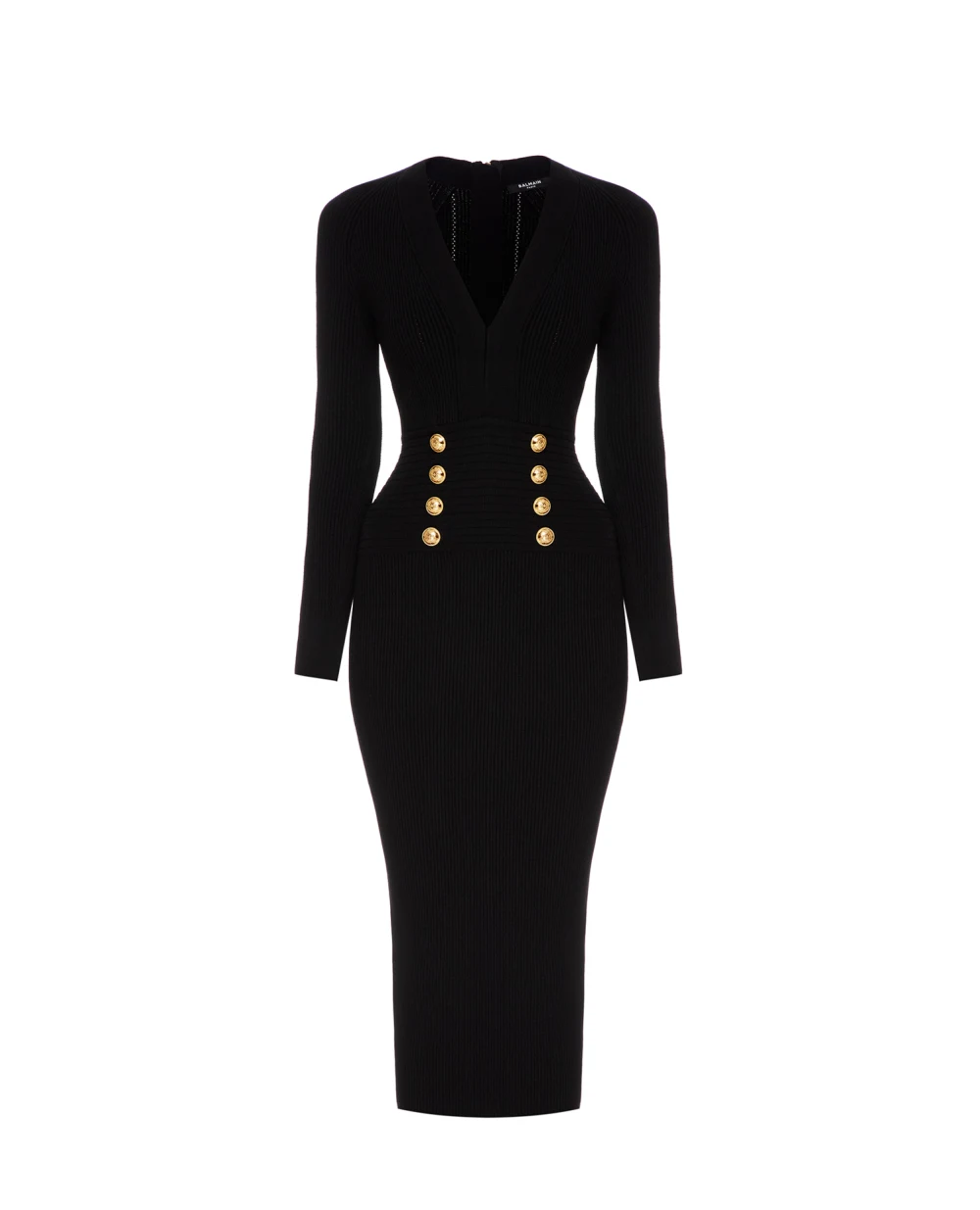 Платье Balmain VF16644K211, черный цвет • Купить в интернет-магазине Kameron