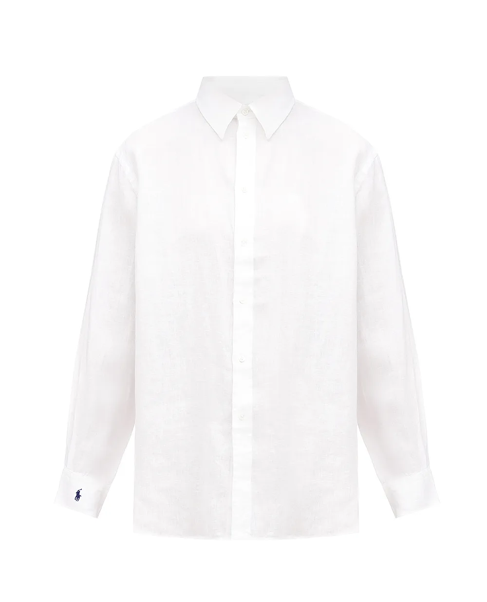 Льняная рубашка Polo Ralph Lauren 211892370004, белый цвет • Купить в интернет-магазине Kameron