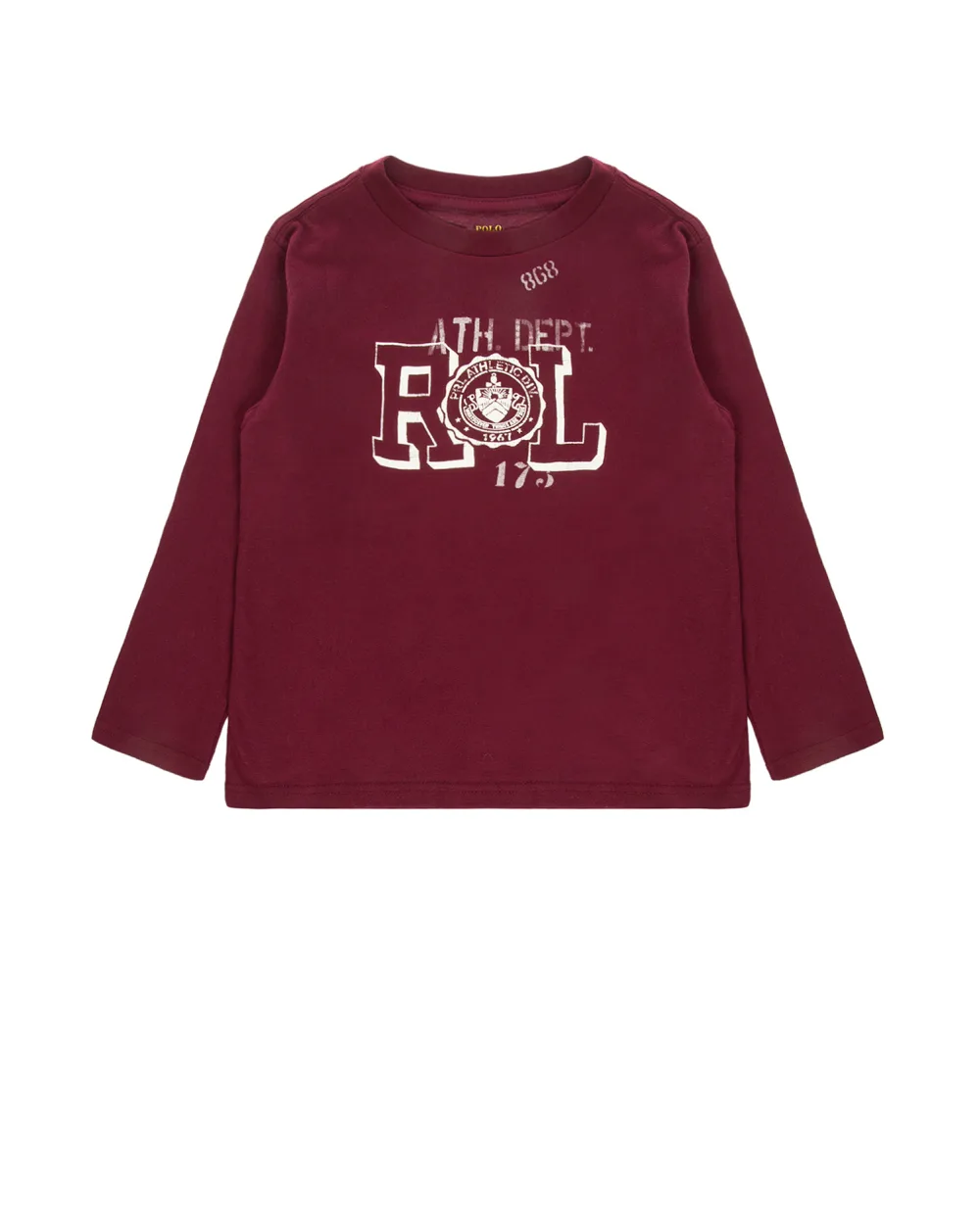 Лонгслив Polo Ralph Lauren Kids 321750952007, бордовый цвет • Купить в интернет-магазине Kameron