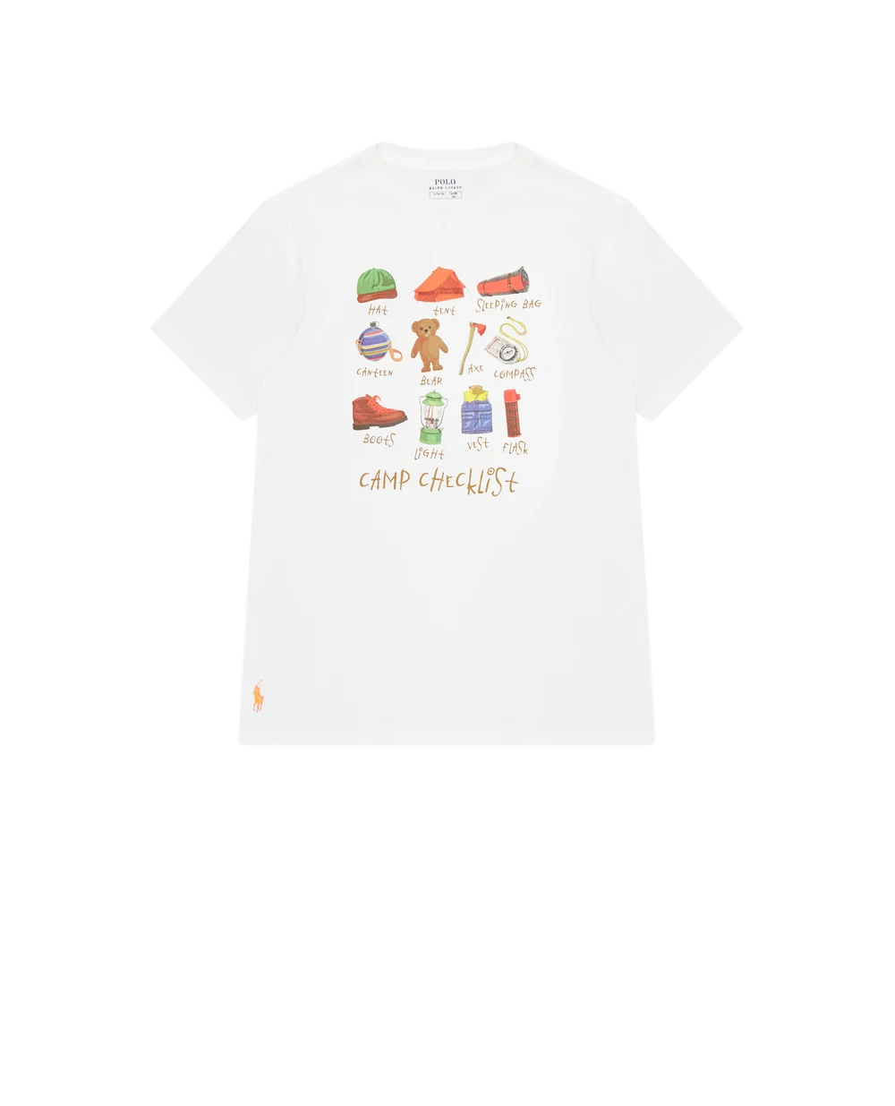 Детская футболка Polo Ralph Lauren Kids 321849726001, белый цвет • Купить в интернет-магазине Kameron
