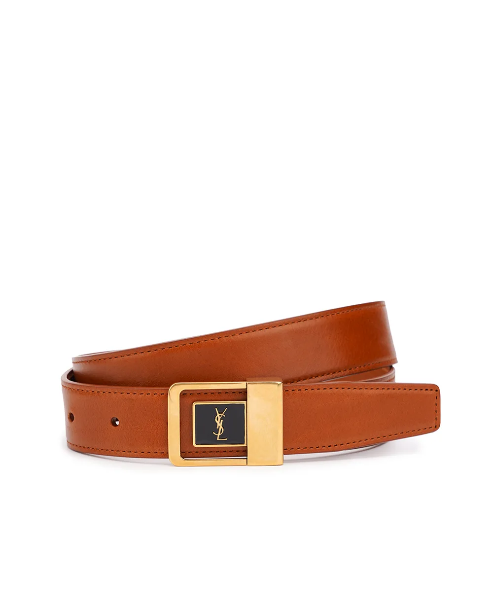 Ремень Saint Laurent 732556-AAC5S, коричневый цвет • Купить в интернет-магазине Kameron