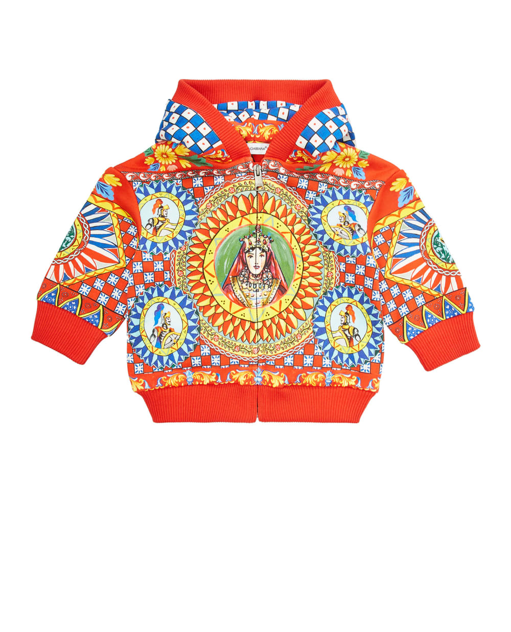 Худи Dolce&Gabbana Kids L2JWK8-G7XFC-, красный цвет • Купить в интернет-магазине Kameron