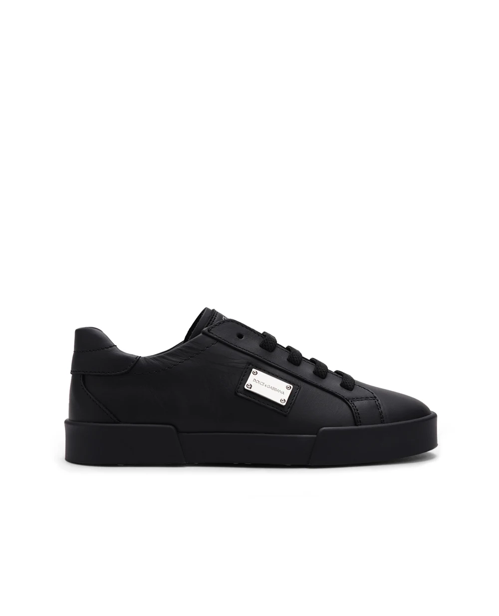 Детские кеды Dolce&Gabbana Kids DA5183-A3444-L, черный цвет • Купить в интернет-магазине Kameron
