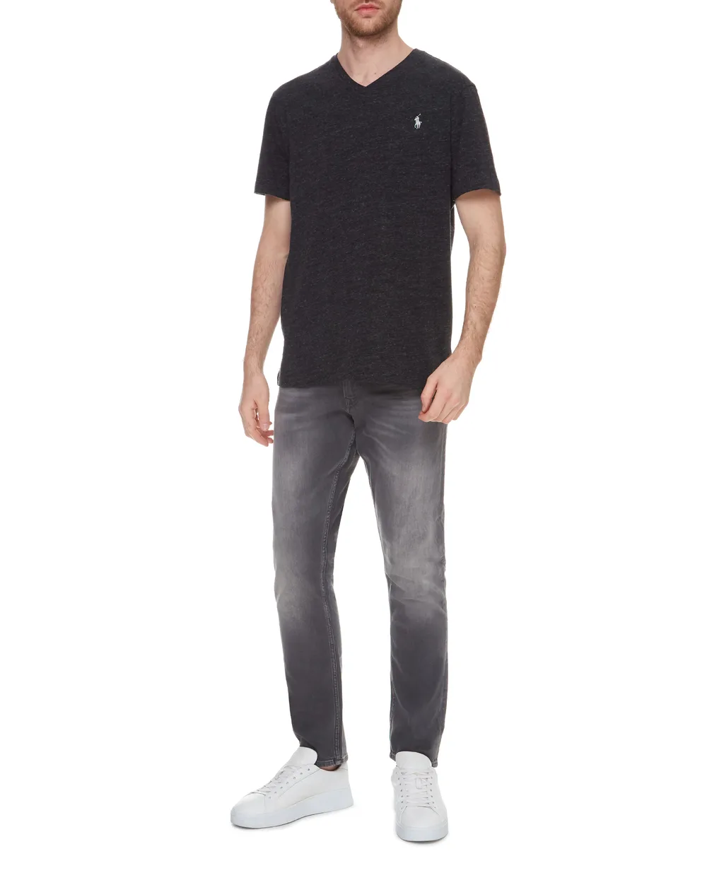 Футболка Polo Ralph Lauren 710671453002, черный цвет • Купить в интернет-магазине Kameron