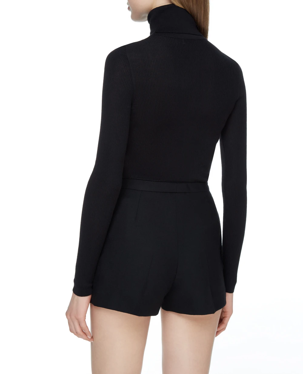 Шерстяной гольф Saint Laurent 637869-YAPK2, черный цвет • Купить в интернет-магазине Kameron