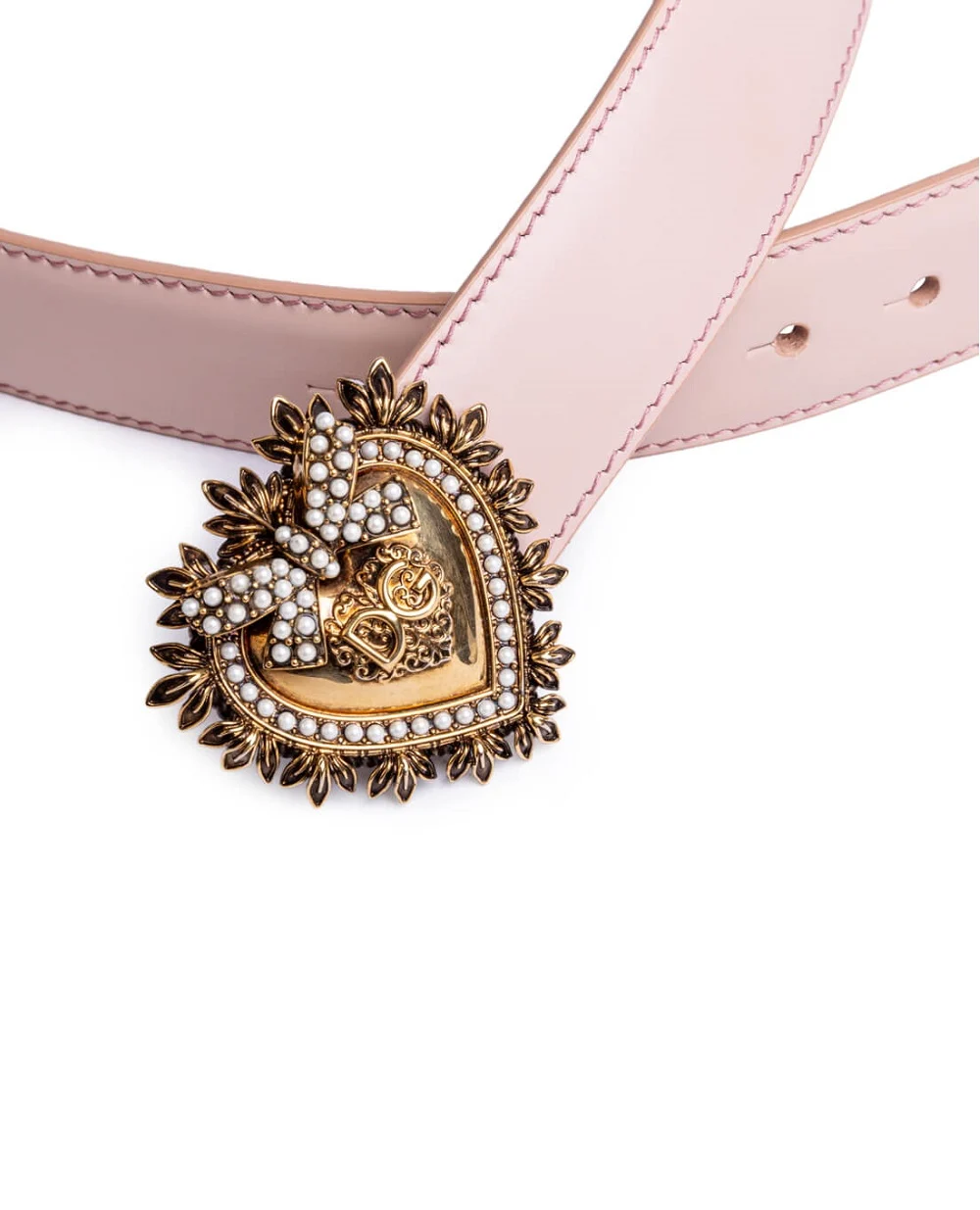 Ремень Dolce&Gabbana BE1315-AK861, пудровый цвет • Купить в интернет-магазине Kameron