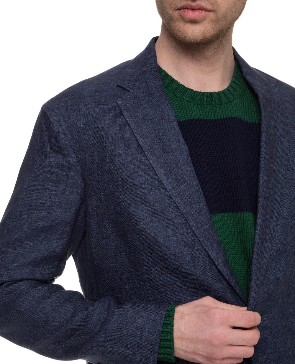 Льняной пиджак Polo Ralph Lauren 742958001, синий цвет • Купить в интернет-магазине Kameron