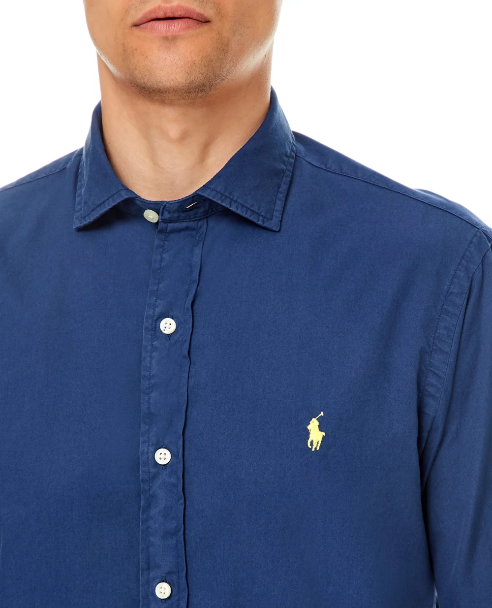 Рубашка Polo Ralph Lauren 710829423002, синий цвет • Купить в интернет-магазине Kameron