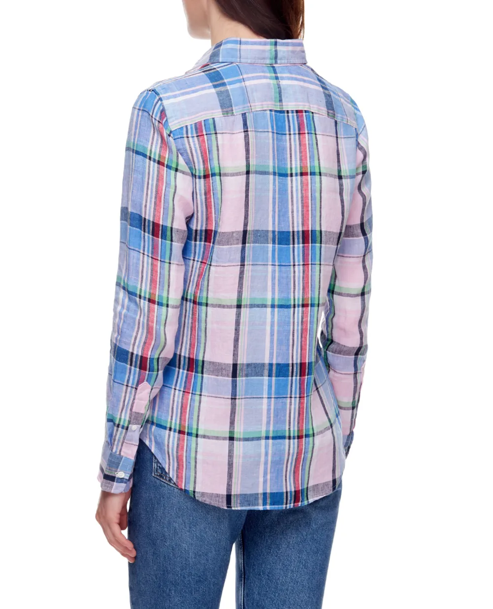 Льняная рубашка Polo Ralph Lauren 211827695007, разноцветный цвет • Купить в интернет-магазине Kameron