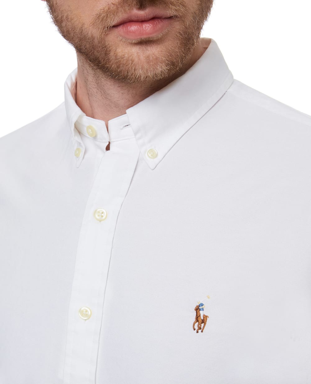 Рубашка Polo Ralph Lauren 710549084006, белый цвет • Купить в интернет-магазине Kameron
