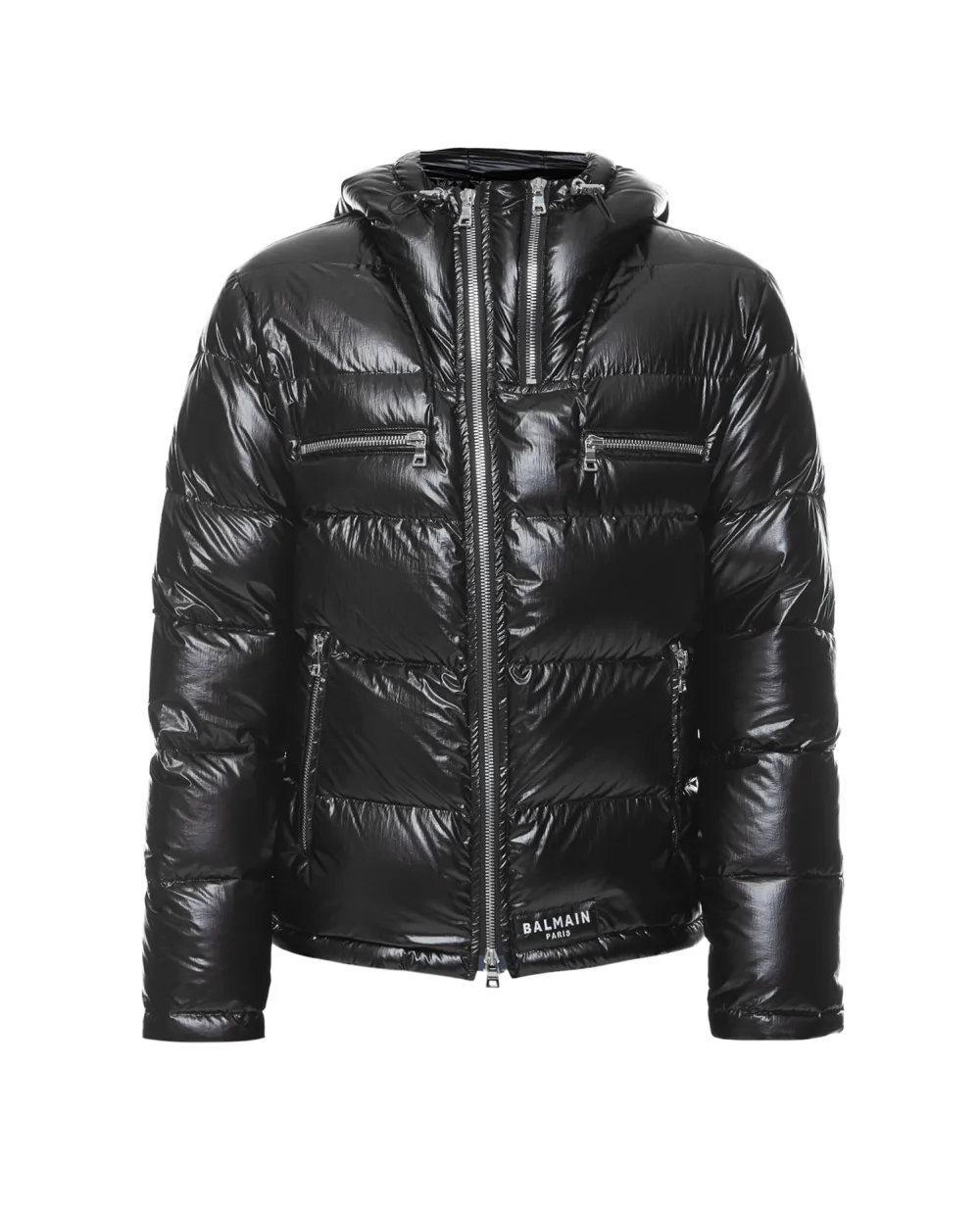 Пуховик Balmain WH1TP009X112, черный цвет • Купить в интернет-магазине Kameron