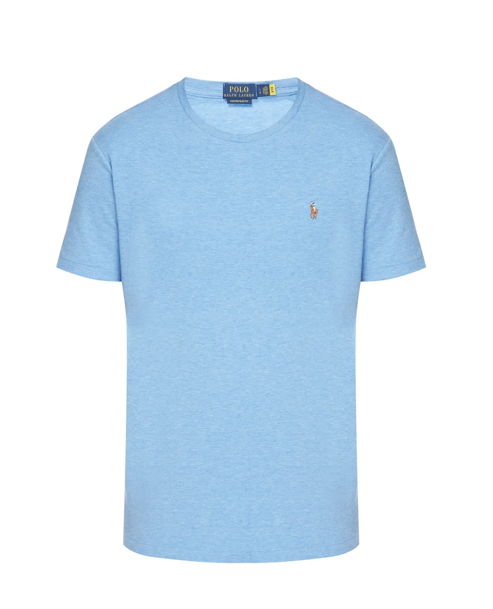 Футболка Polo Ralph Lauren 710740727024, голубой цвет • Купить в интернет-магазине Kameron