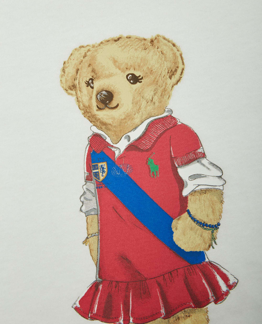 Детская футболка Polo Bear Polo Ralph Lauren Kids 312838265001, белый цвет • Купить в интернет-магазине Kameron