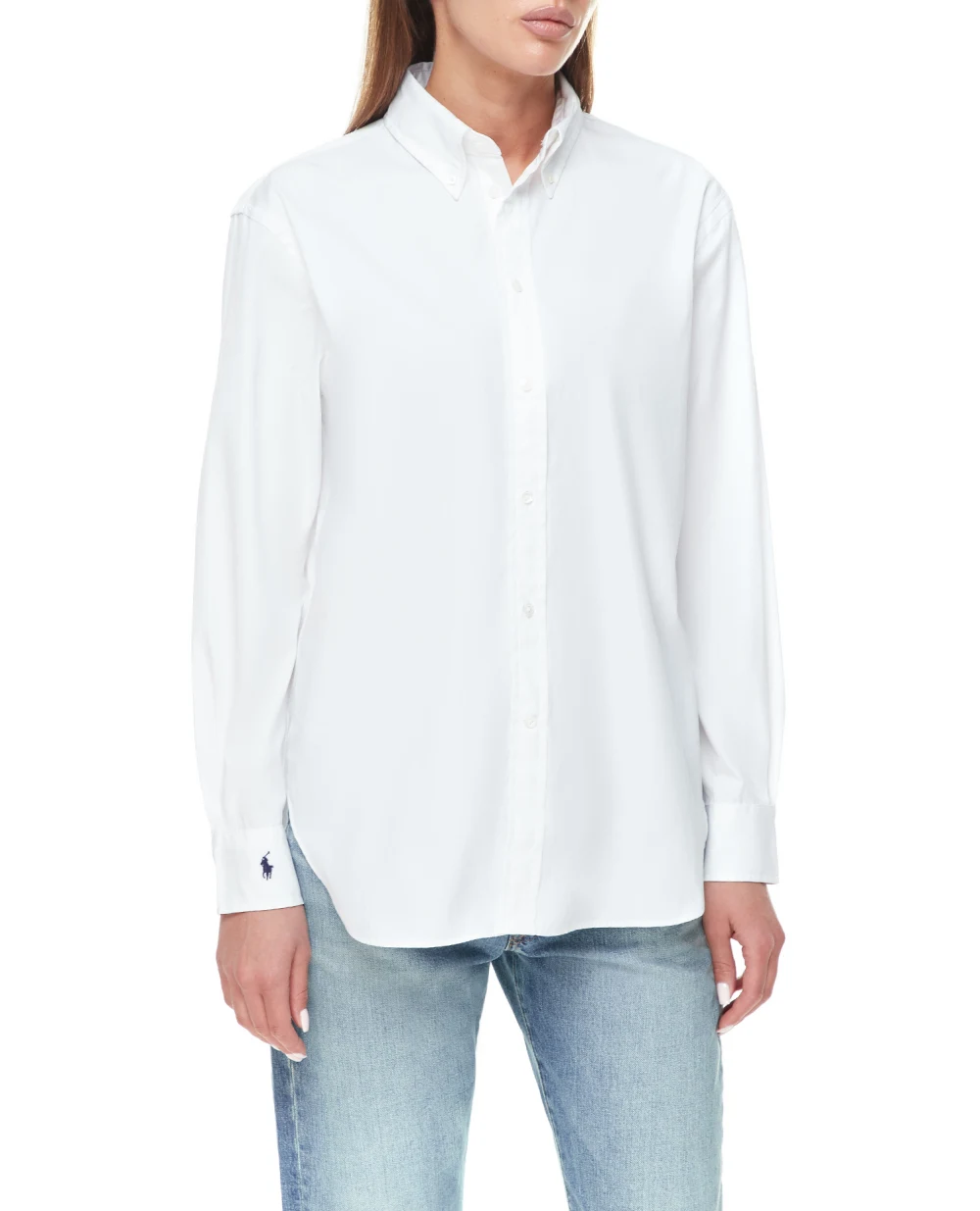 Рубашка Polo Ralph Lauren 211891422001, белый цвет • Купить в интернет-магазине Kameron