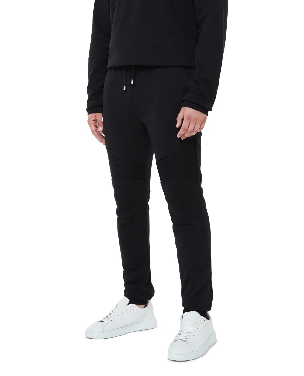 Спортивные брюки (костюм) Balmain BH1OB000BB04, черный цвет • Купить в интернет-магазине Kameron