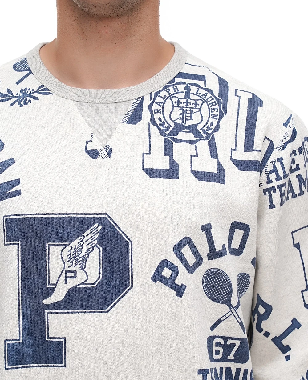 Свитшот Polo Ralph Lauren 710941981001, синий цвет • Купить в интернет-магазине Kameron
