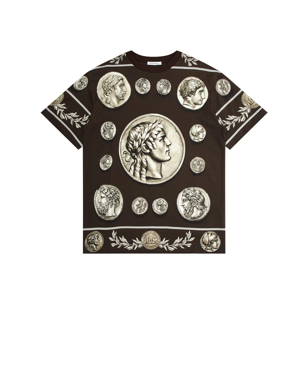 Детская футболка Dolce&Gabbana Kids L4JTEY-G7J4I-B, коричневый цвет • Купить в интернет-магазине Kameron