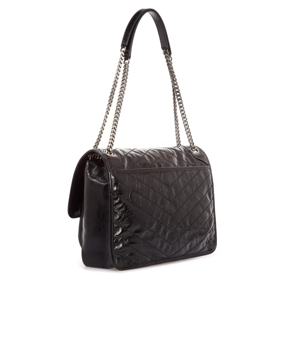 Кожаная сумка Niki Large Saint Laurent 633157-0EN04-, черный цвет • Купить в интернет-магазине Kameron