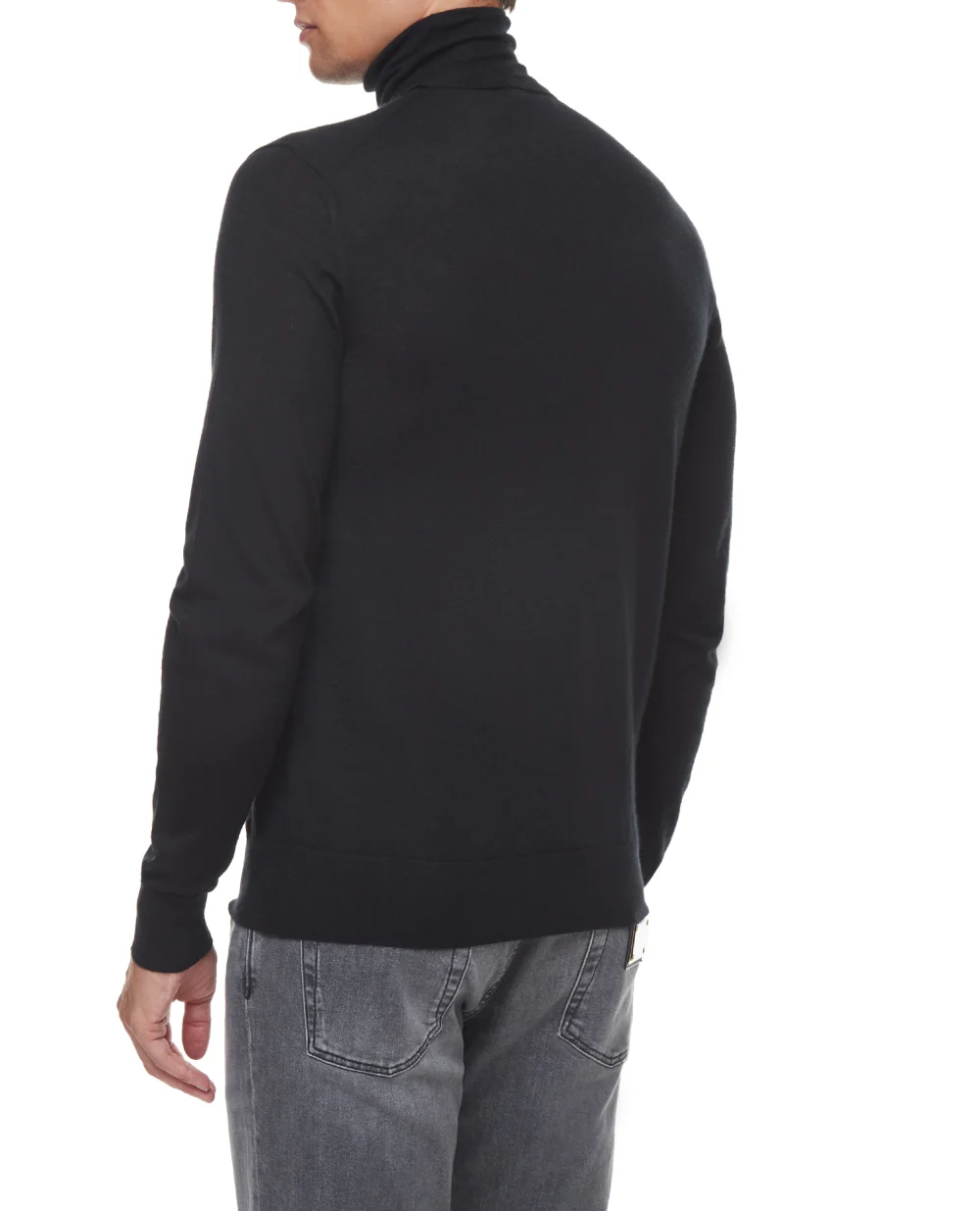 Кашемировый гольф Dolce&Gabbana GX625T-JAWRC, черный цвет • Купить в интернет-магазине Kameron