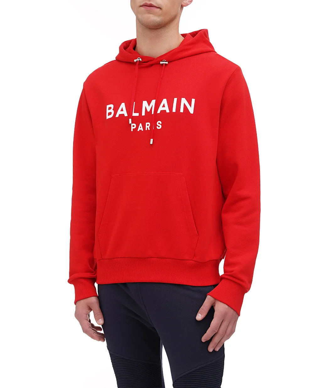 Худи Balmain BH0JR002BB65, красный цвет • Купить в интернет-магазине Kameron