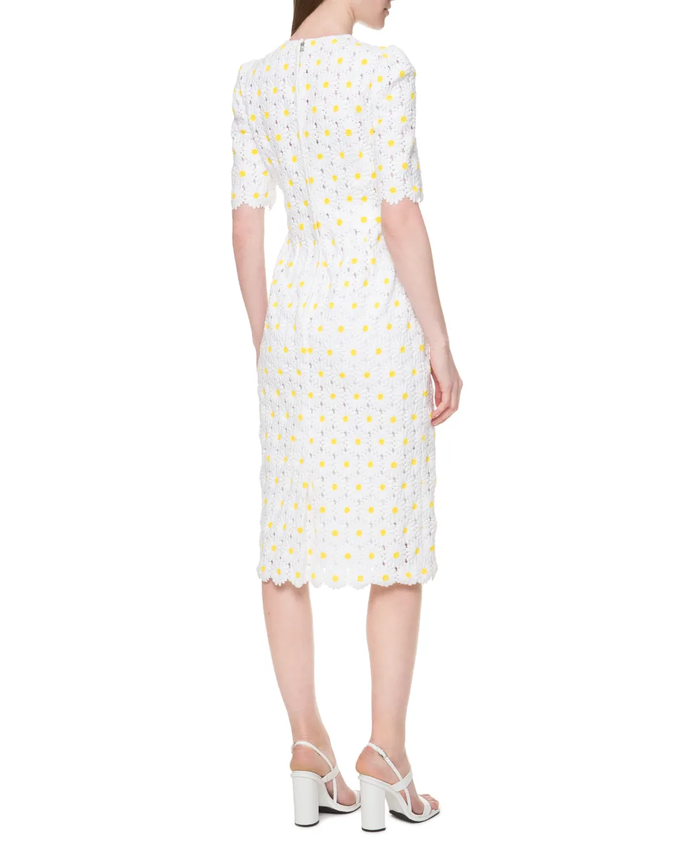 Платье Dolce&Gabbana F6UL6T-HLMHJ, белый цвет • Купить в интернет-магазине Kameron