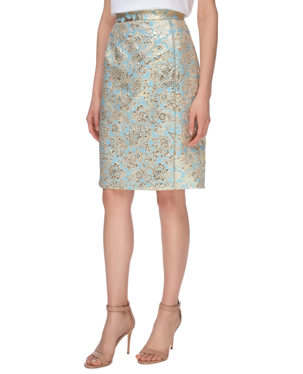 Юбка Dolce&Gabbana F4BU8T-HJMLB, голубой цвет • Купить в интернет-магазине Kameron