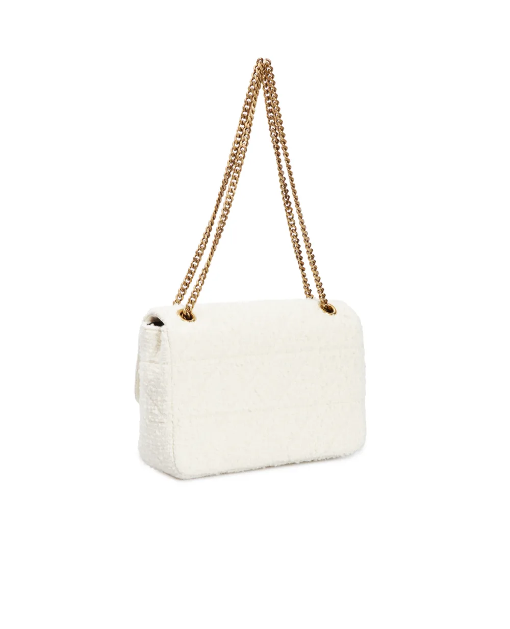 Шерстяная сумка Jamie medium Saint Laurent 634820-2RL37, белый цвет • Купить в интернет-магазине Kameron