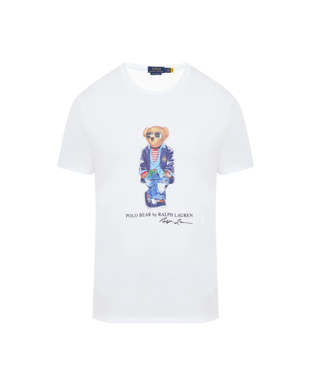 Футболка Polo Bear Polo Ralph Lauren 710853310021, белый цвет • Купить в интернет-магазине Kameron