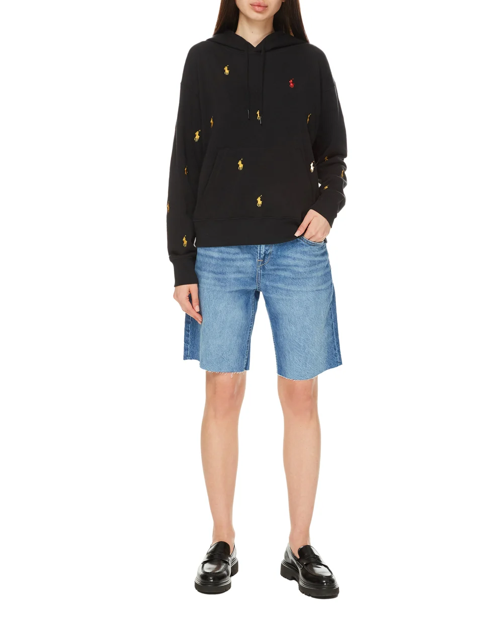 Худи Polo Ralph Lauren 211857293001, черный цвет • Купить в интернет-магазине Kameron