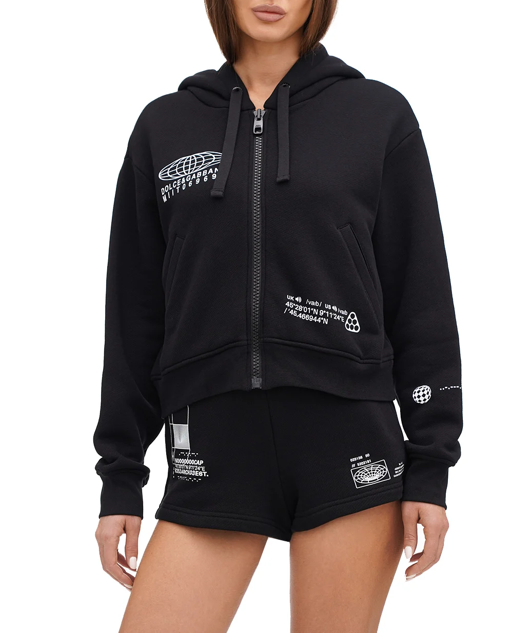 Толстовка DGVIB3 (костюм) Dolce&Gabbana F9R43T-G7K6X, черный цвет • Купить в интернет-магазине Kameron