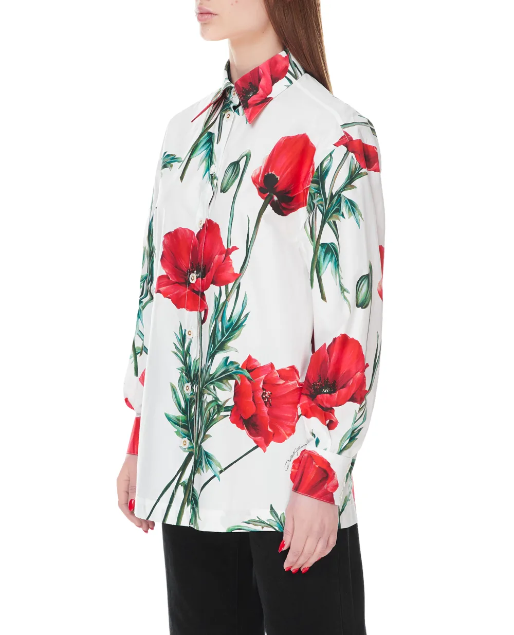 Рубашка Dolce&Gabbana F5Q11T-HS5NJ, белый цвет • Купить в интернет-магазине Kameron