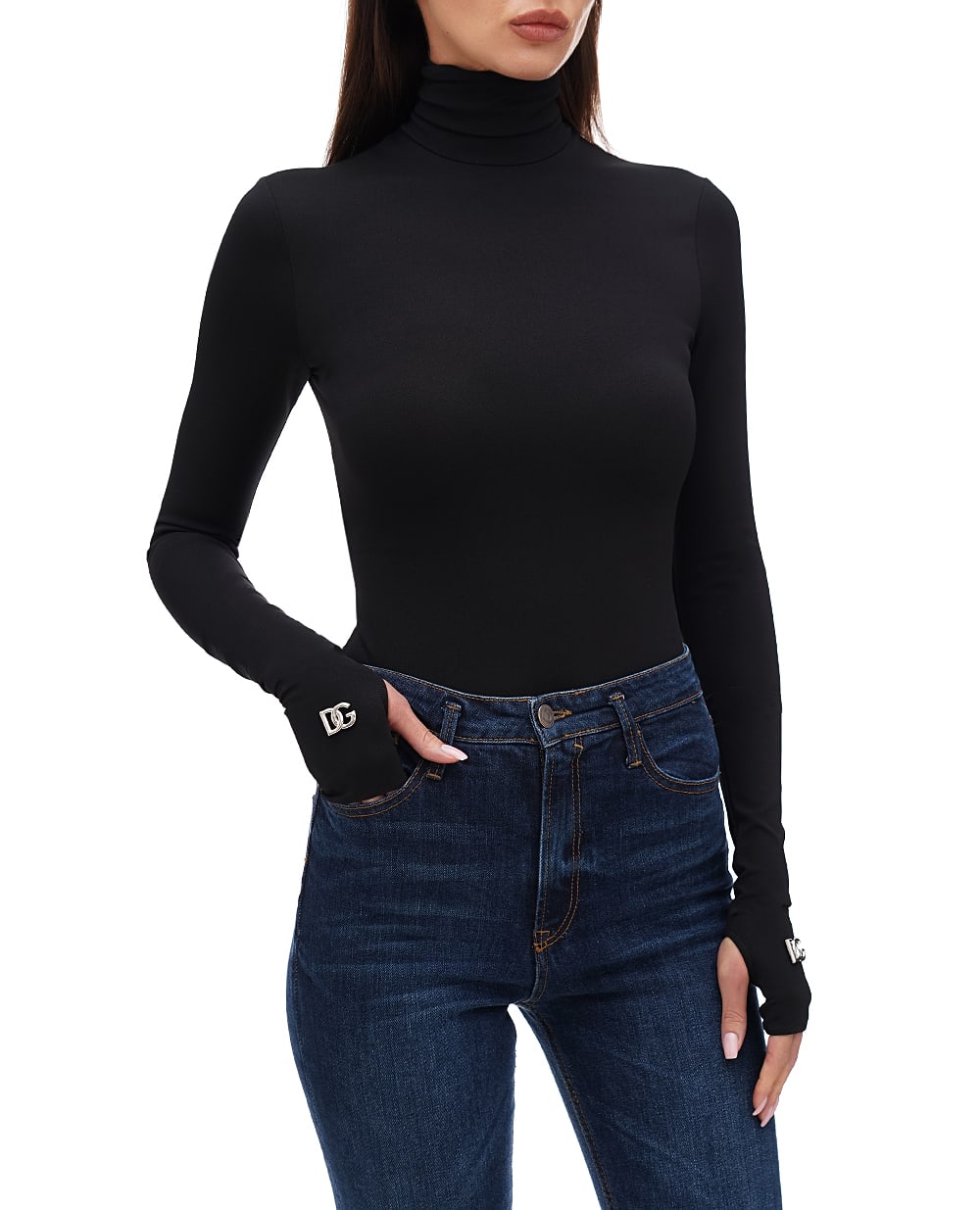 Боди Dolce&Gabbana F759SZ-FUGO7, черный цвет • Купить в интернет-магазине Kameron