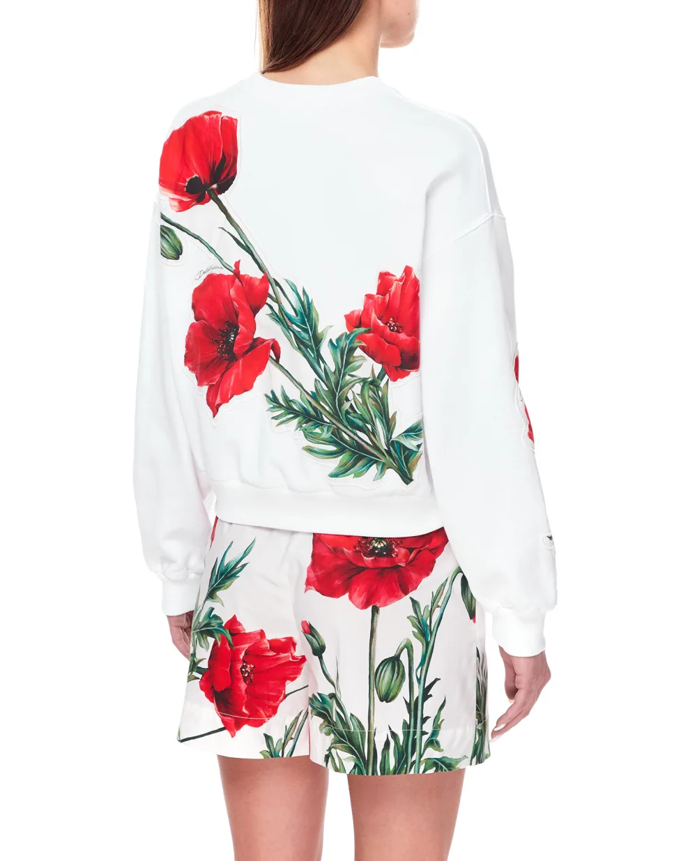 Свитшот Dolce&Gabbana F9L05Z-G7G8R, белый цвет • Купить в интернет-магазине Kameron