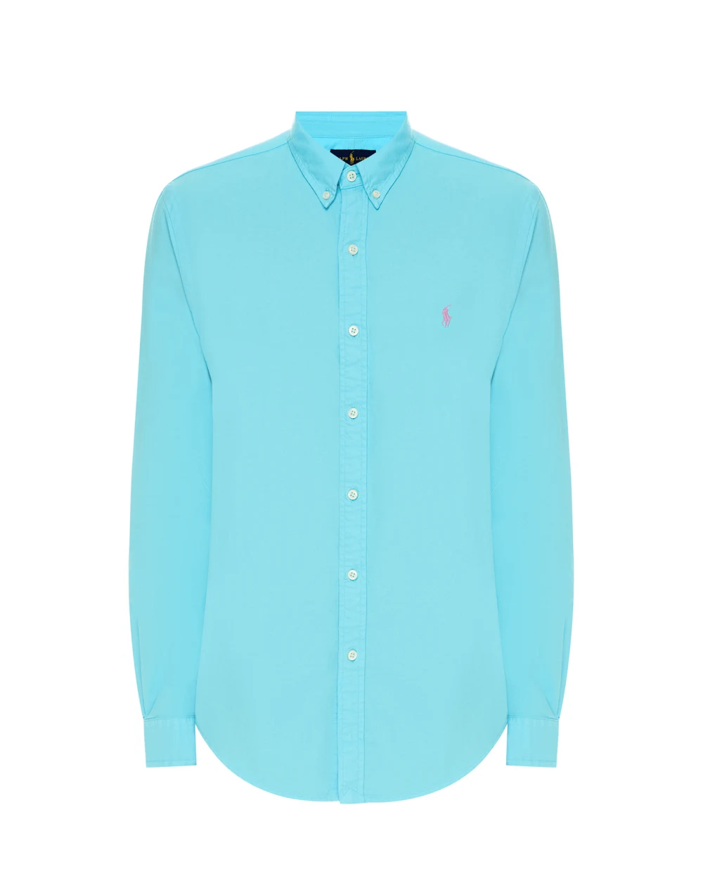 Рубашка Polo Ralph Lauren 710804257019, голубой цвет • Купить в интернет-магазине Kameron