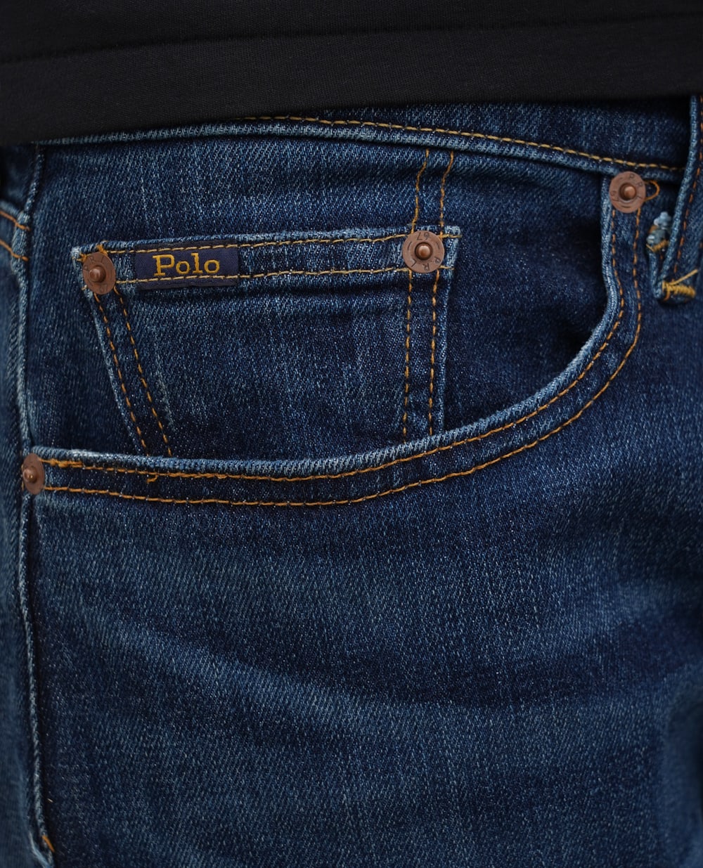 Джинсы Parkside Polo Ralph Lauren 710855999001, темно-синий цвет • Купить в интернет-магазине Kameron