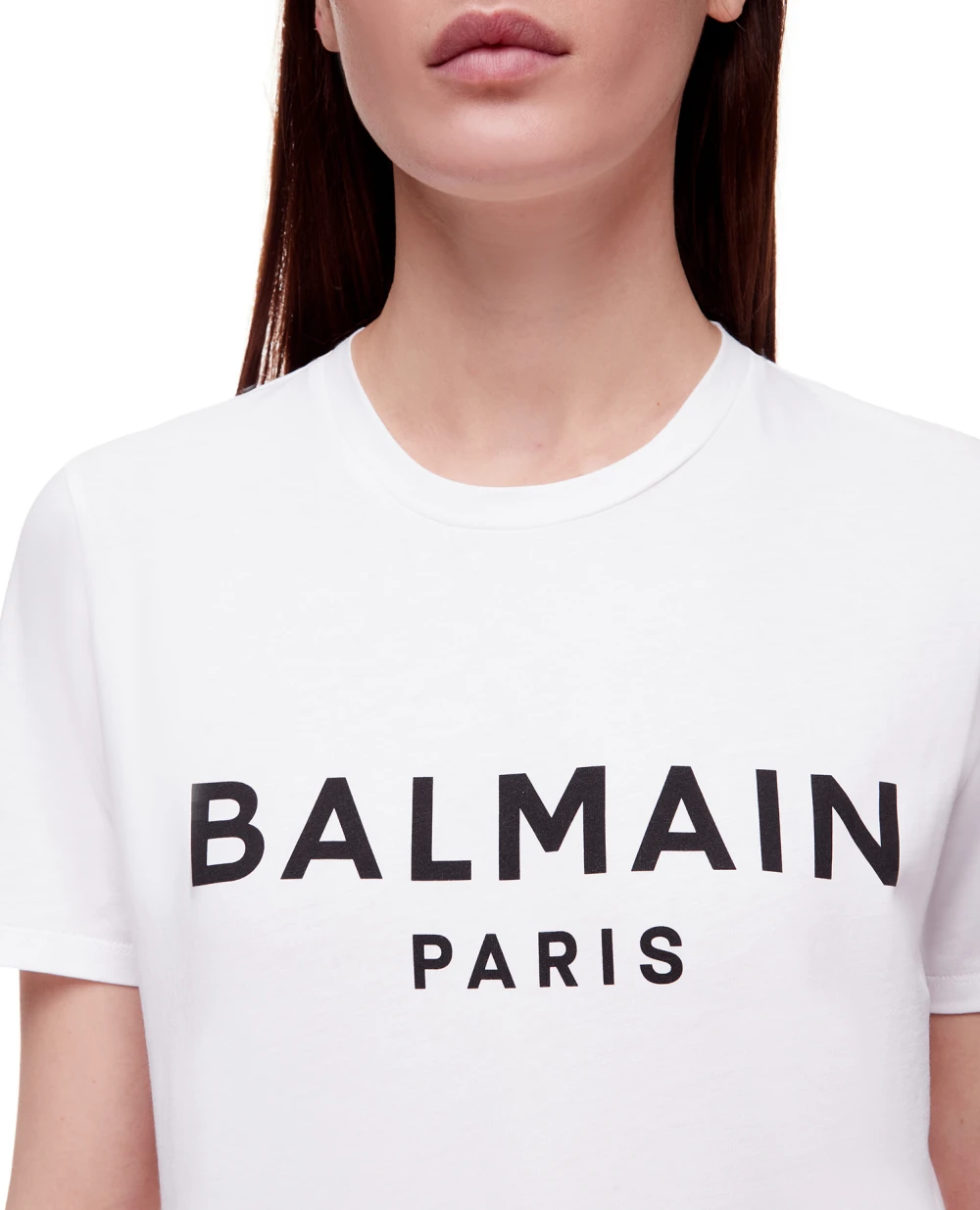 Футболка Balmain XF1EF000BB02, белый цвет • Купить в интернет-магазине Kameron
