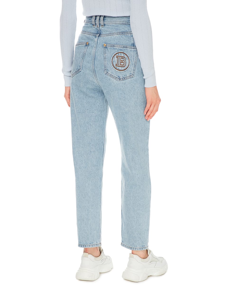 Джинсы Balmain WF1MK000D138, голубой цвет • Купить в интернет-магазине Kameron