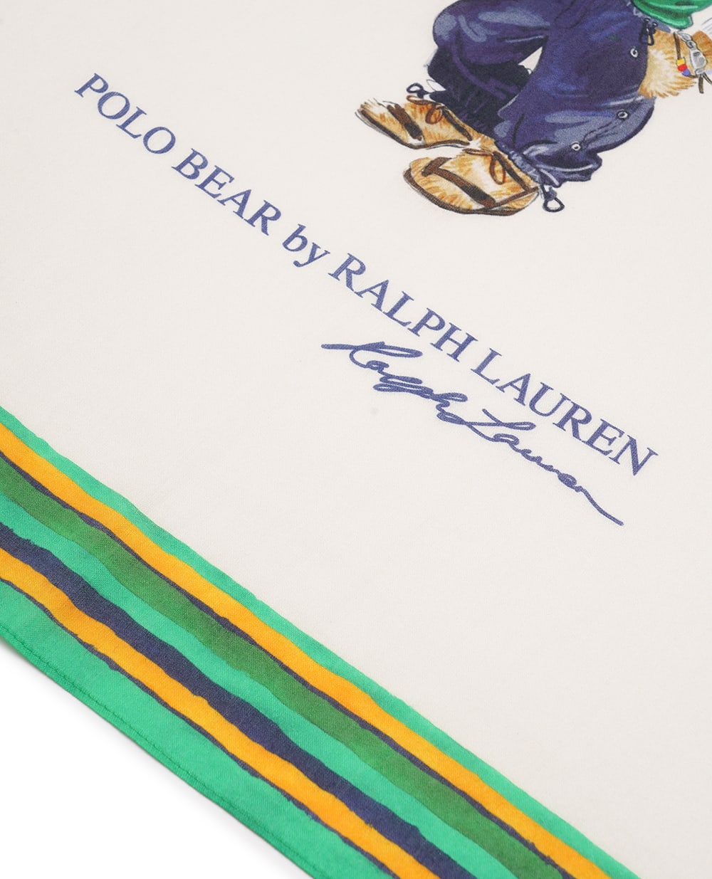 Платок Polo Bear Polo Ralph Lauren 455950113001, белый цвет • Купить в интернет-магазине Kameron