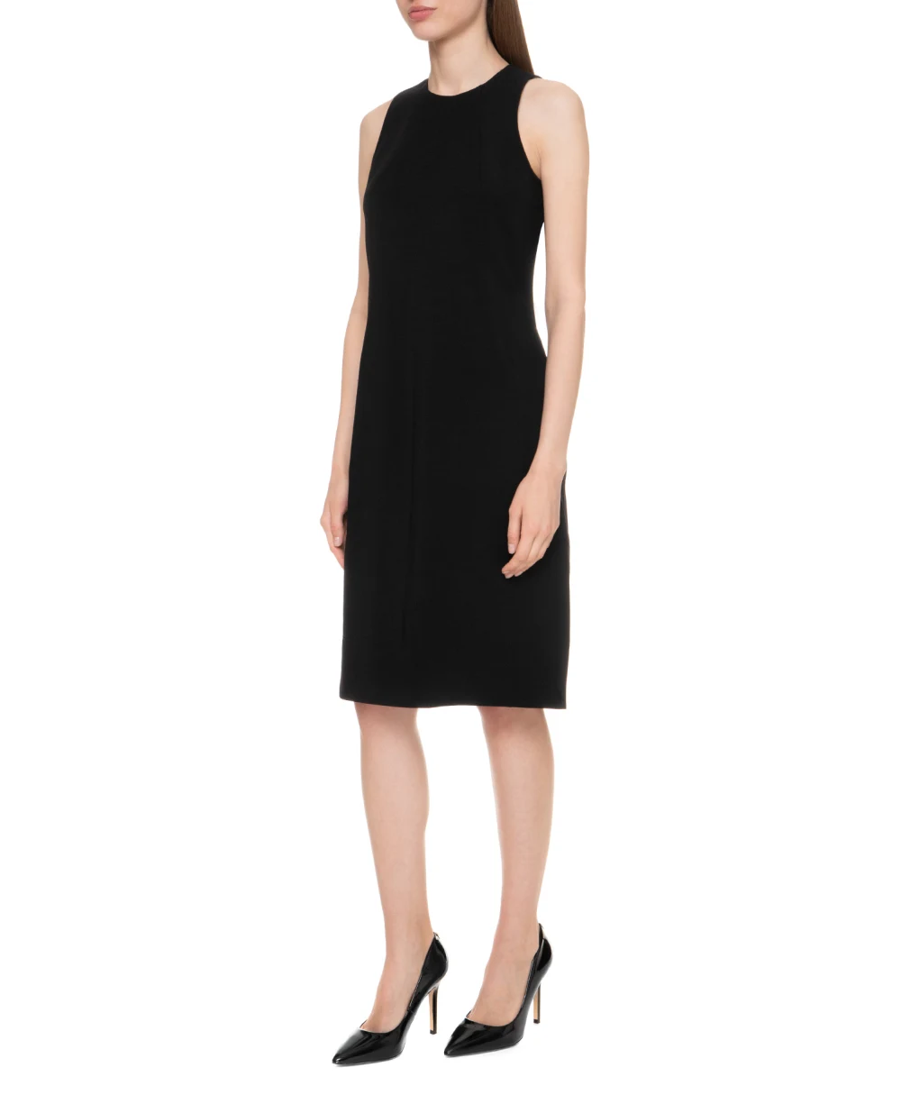 Шерстяное платье Polo Ralph Lauren 211734156001, черный цвет • Купить в интернет-магазине Kameron