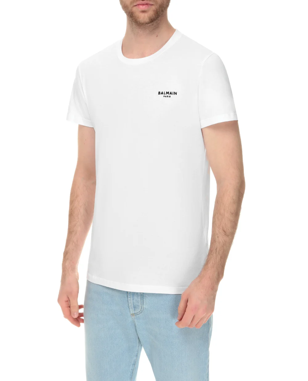 Футболка Balmain VH1EF000B069, белый цвет • Купить в интернет-магазине Kameron