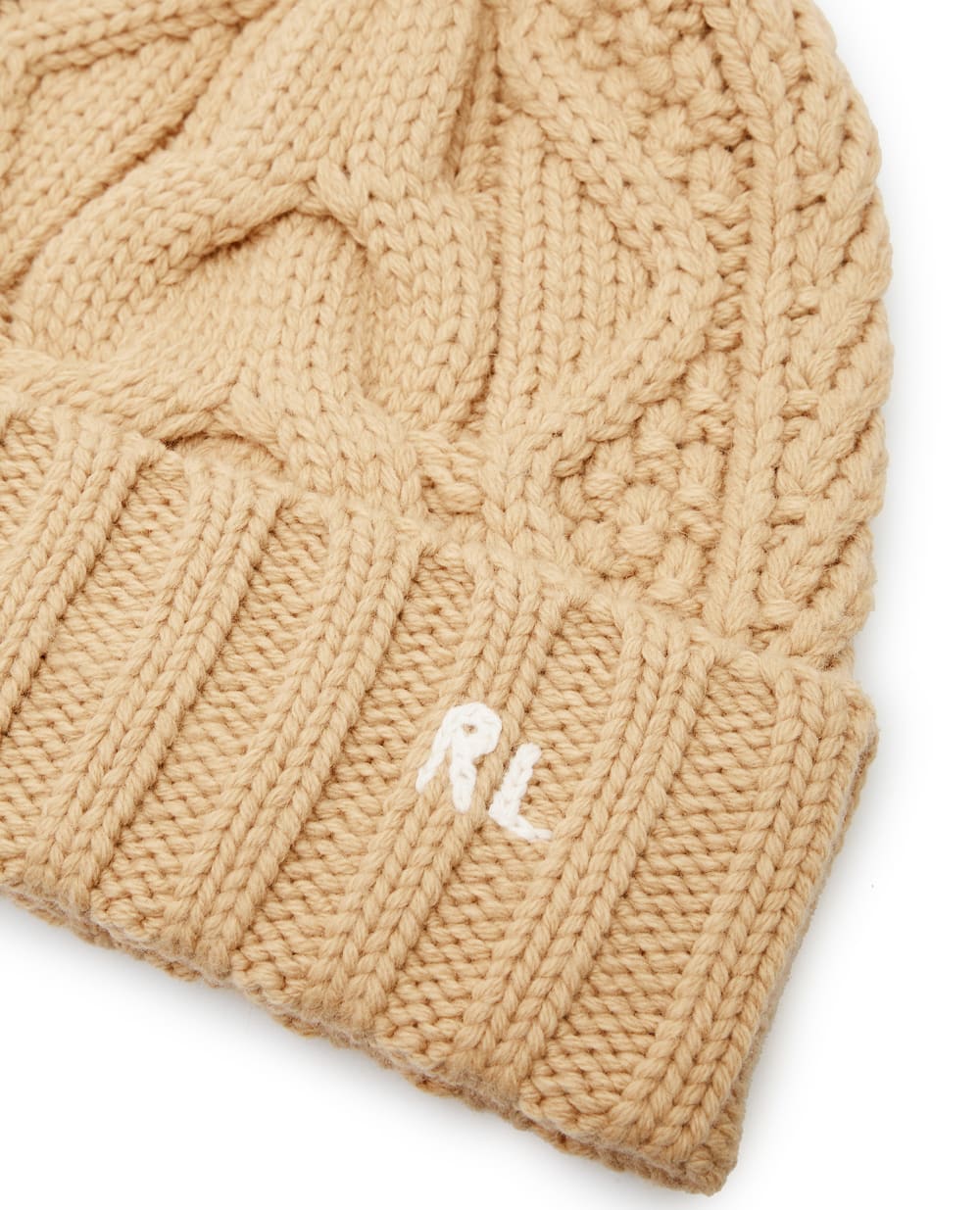 Шапка Polo Ralph Lauren 455858359005, бежевый цвет • Купить в интернет-магазине Kameron