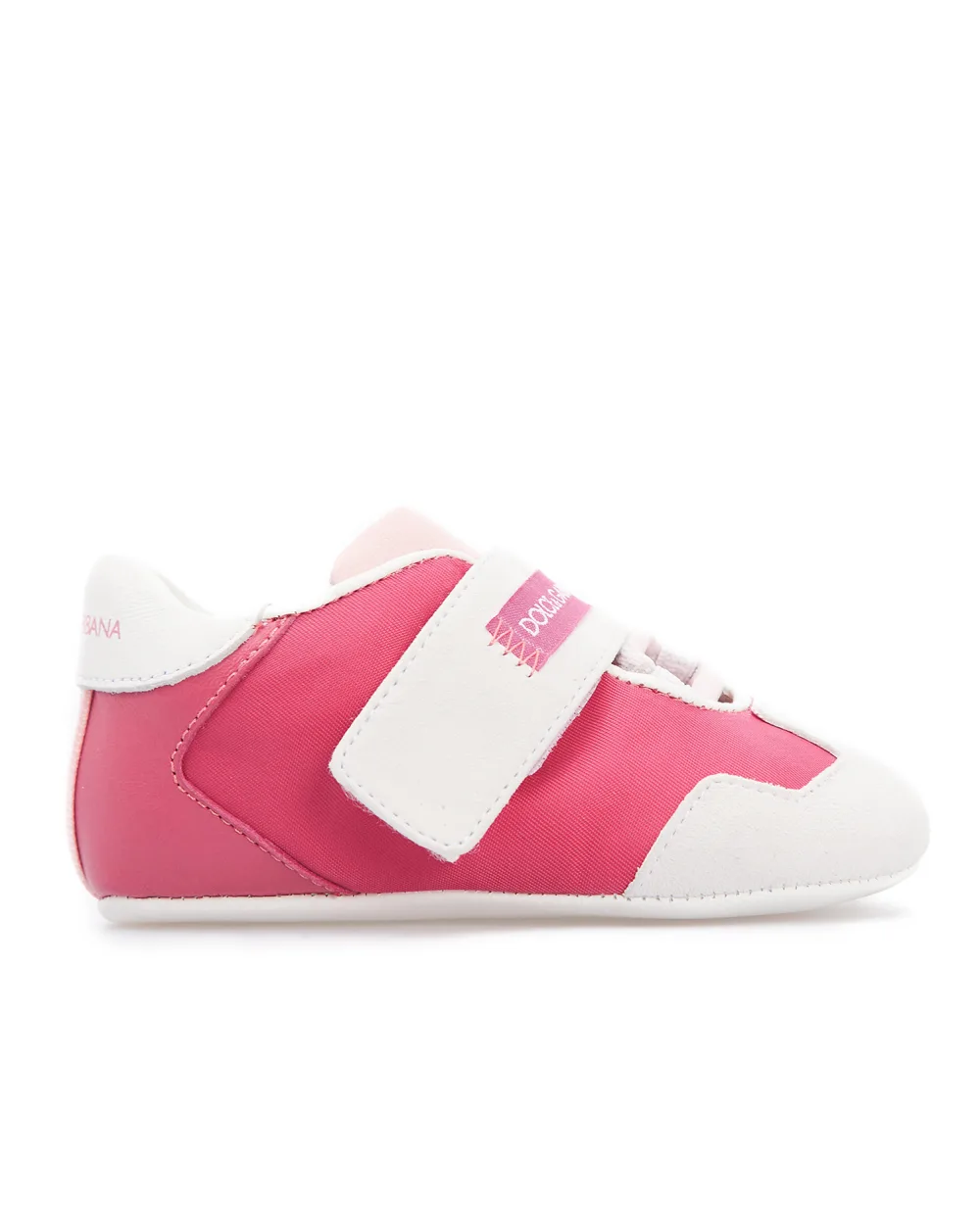 Детские пинетки Dolce&Gabbana Kids DK0133-AO994, белый цвет • Купить в интернет-магазине Kameron