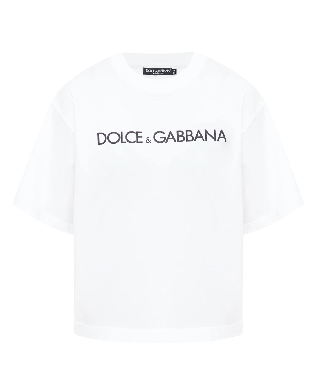 Футболка Dolce&Gabbana F8O48T-G7H4P, белый цвет • Купить в интернет-магазине Kameron