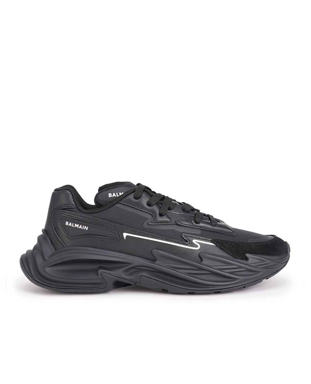 Кроссовки Run-Row Balmain CN1VI730LLSN, черный цвет • Купить в интернет-магазине Kameron