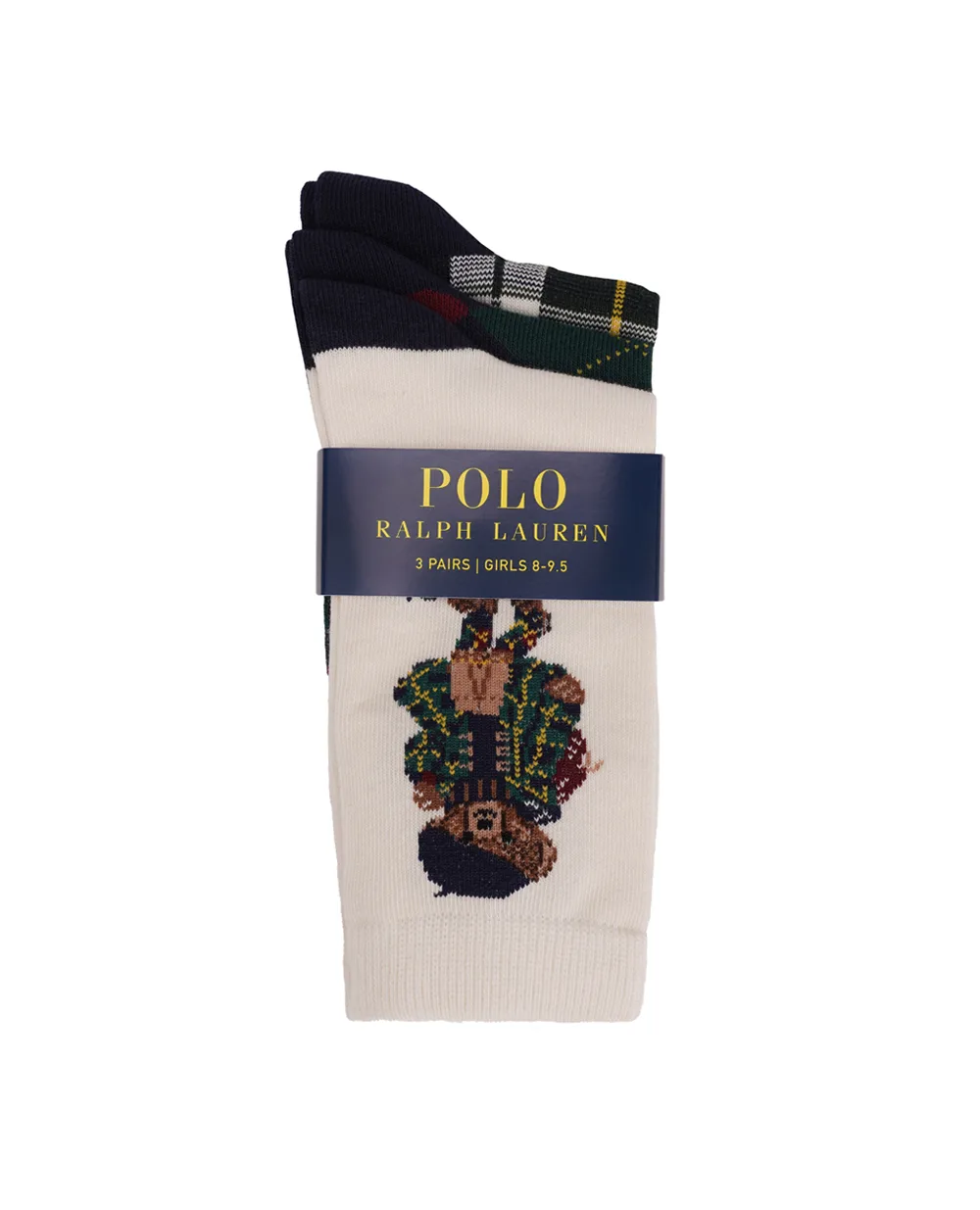 Детские носки Polo Bear (3 пары) Polo Ralph Lauren Kids 448927591001, разноцветный цвет • Купить в интернет-магазине Kameron