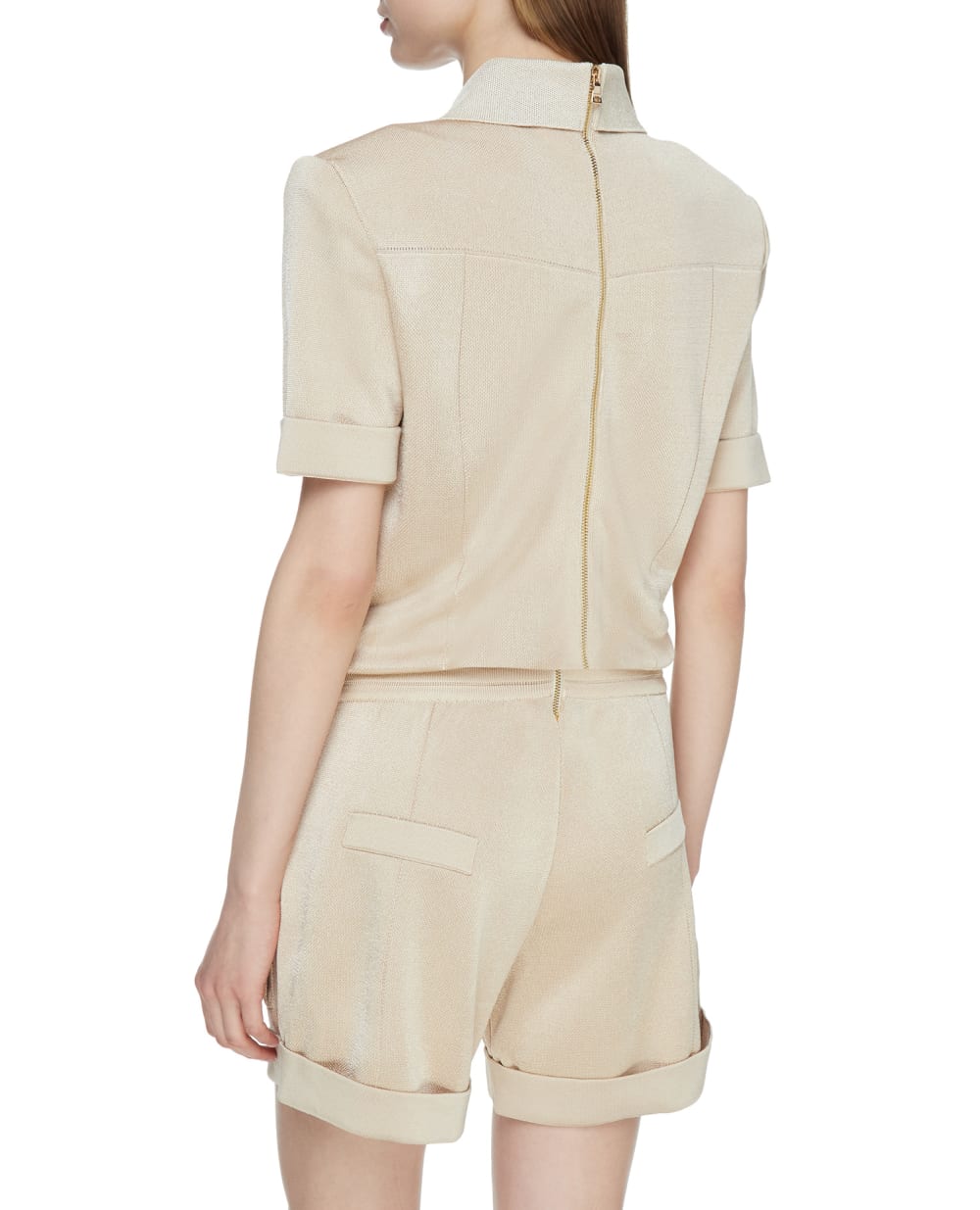 Комбинезон Balmain VF15292K223, бежевый цвет • Купить в интернет-магазине Kameron