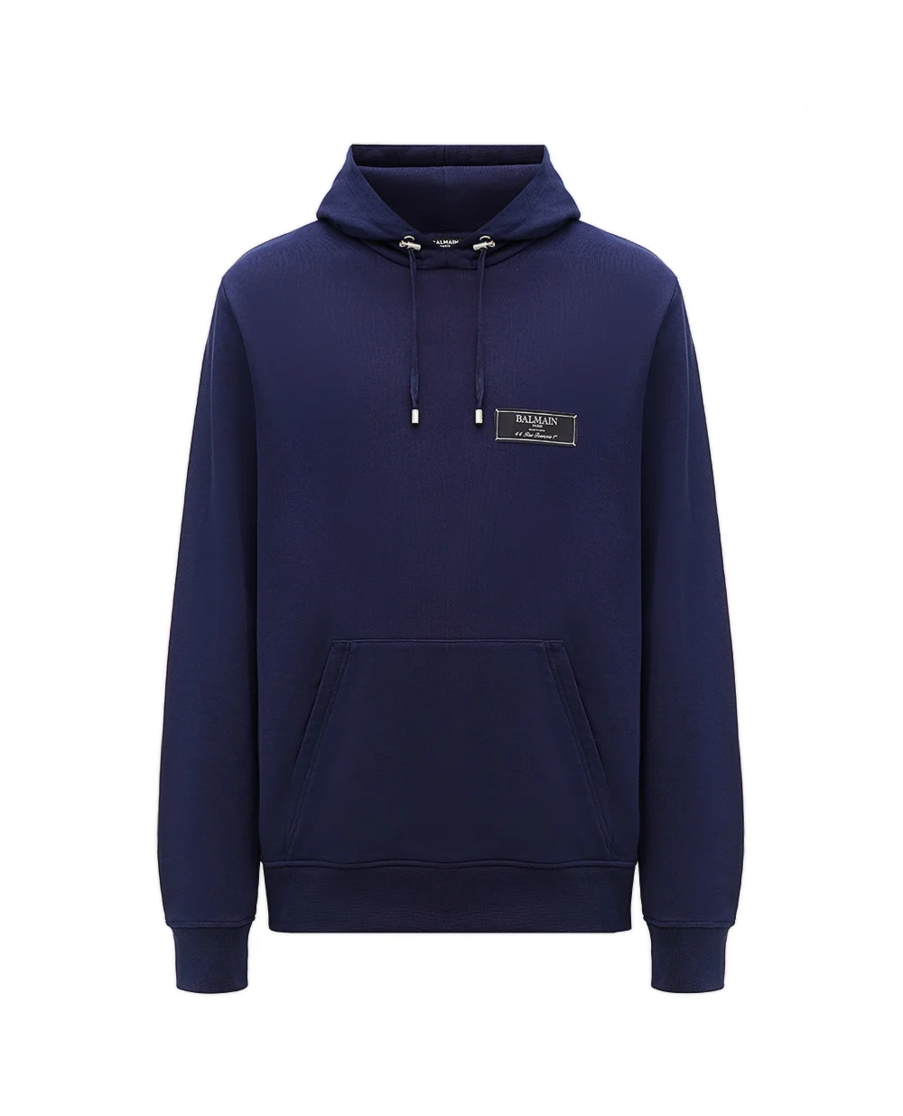 Худи Balmain DH1JT047JB53, темно-синий цвет • Купить в интернет-магазине Kameron