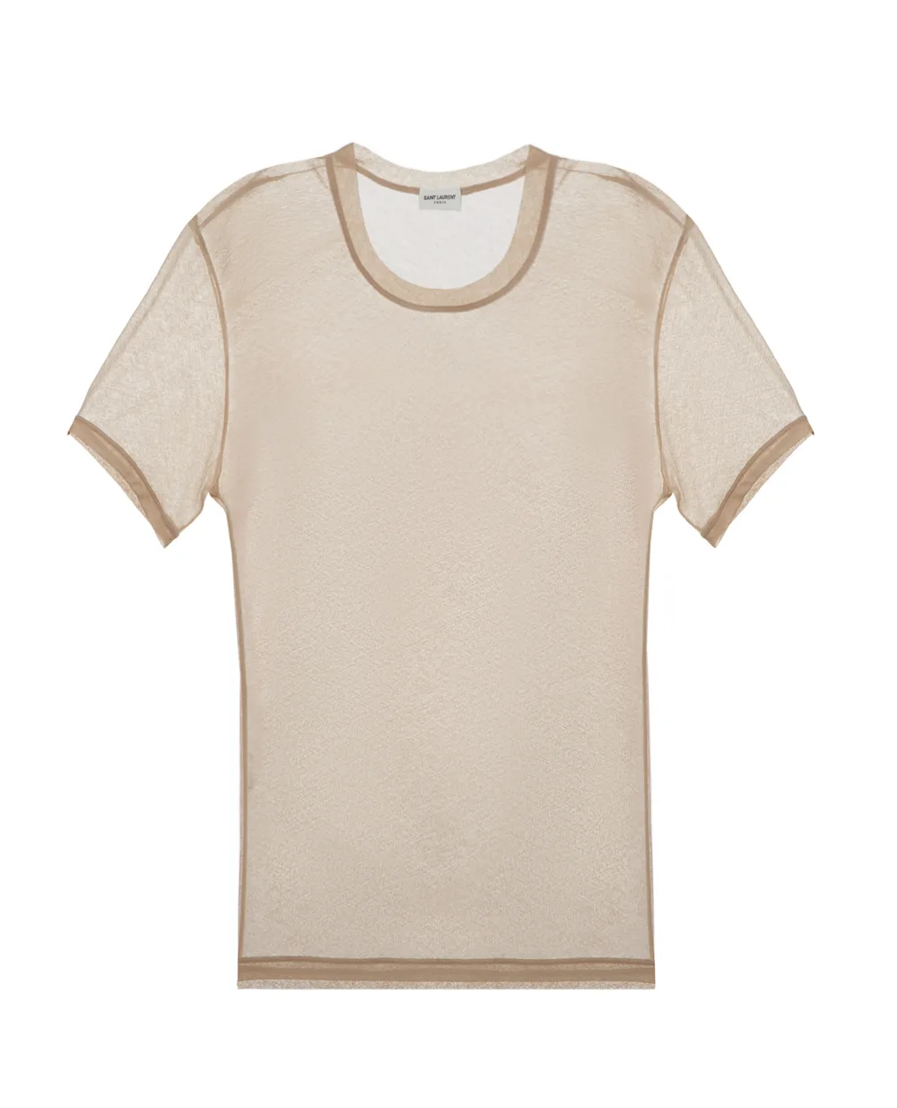 Футболка Saint Laurent 601503-YBNR2, бежевый цвет • Купить в интернет-магазине Kameron