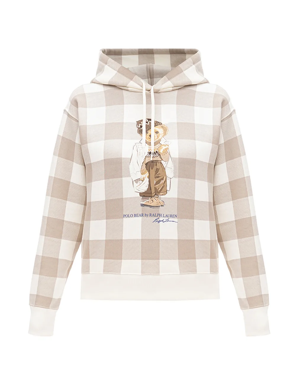 Худи Polo Bear Polo Ralph Lauren 211916133001, молочный цвет • Купить в интернет-магазине Kameron